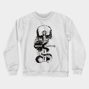 Skull Sword Snake Crewneck Sweatshirt